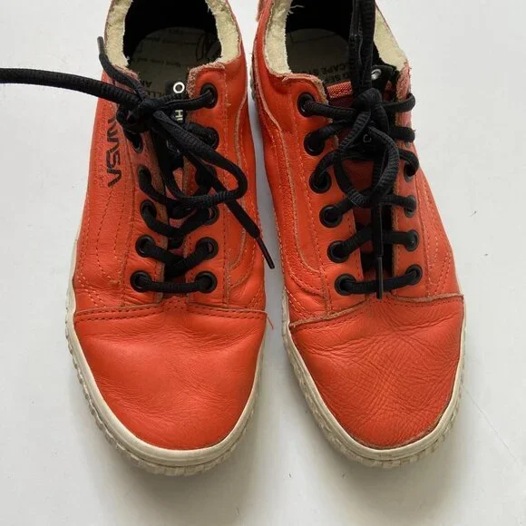 Vans X NASA Old Skool Space Voyager Orange Lace Up Low Top Sneaker Shoes SZ 7.5 - Picture 6 of 12